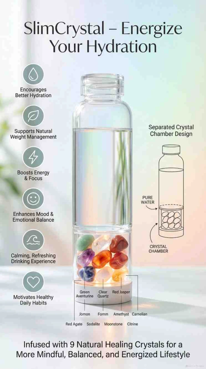 SlimCrystal water bottle